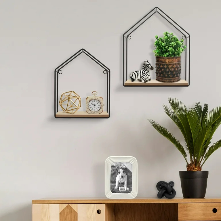 Wall Mounted Metal Shelf