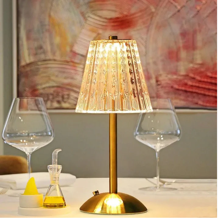 Elegant Crystal LED Table Lamp
